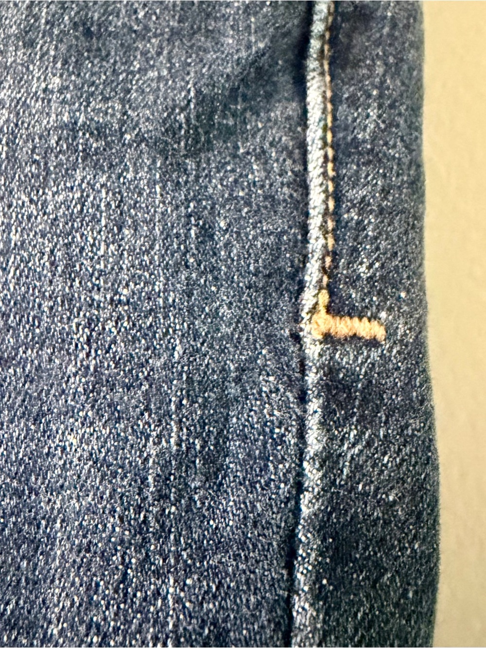 Levi's 525 Perfect Waist Straight Leg Jeans Blue Denim Size 8 - Picture 8 of 9